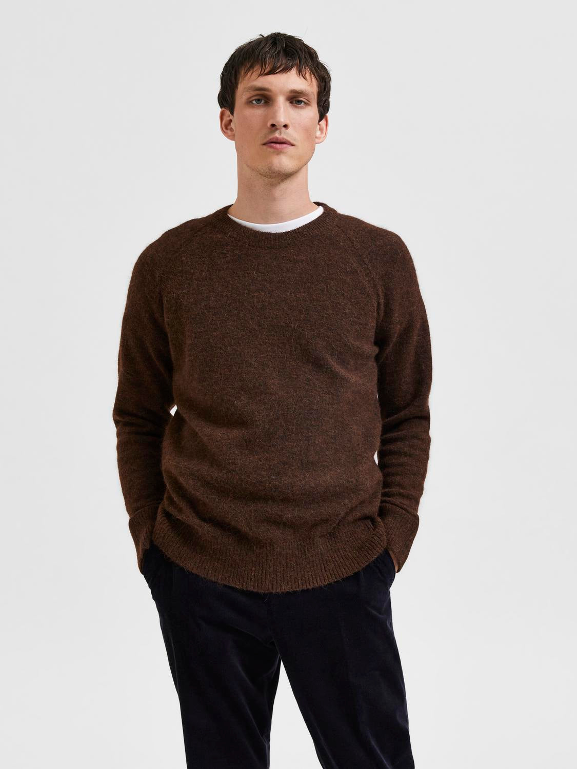 SLHRAI LS KNIT CREW NECK NOOS