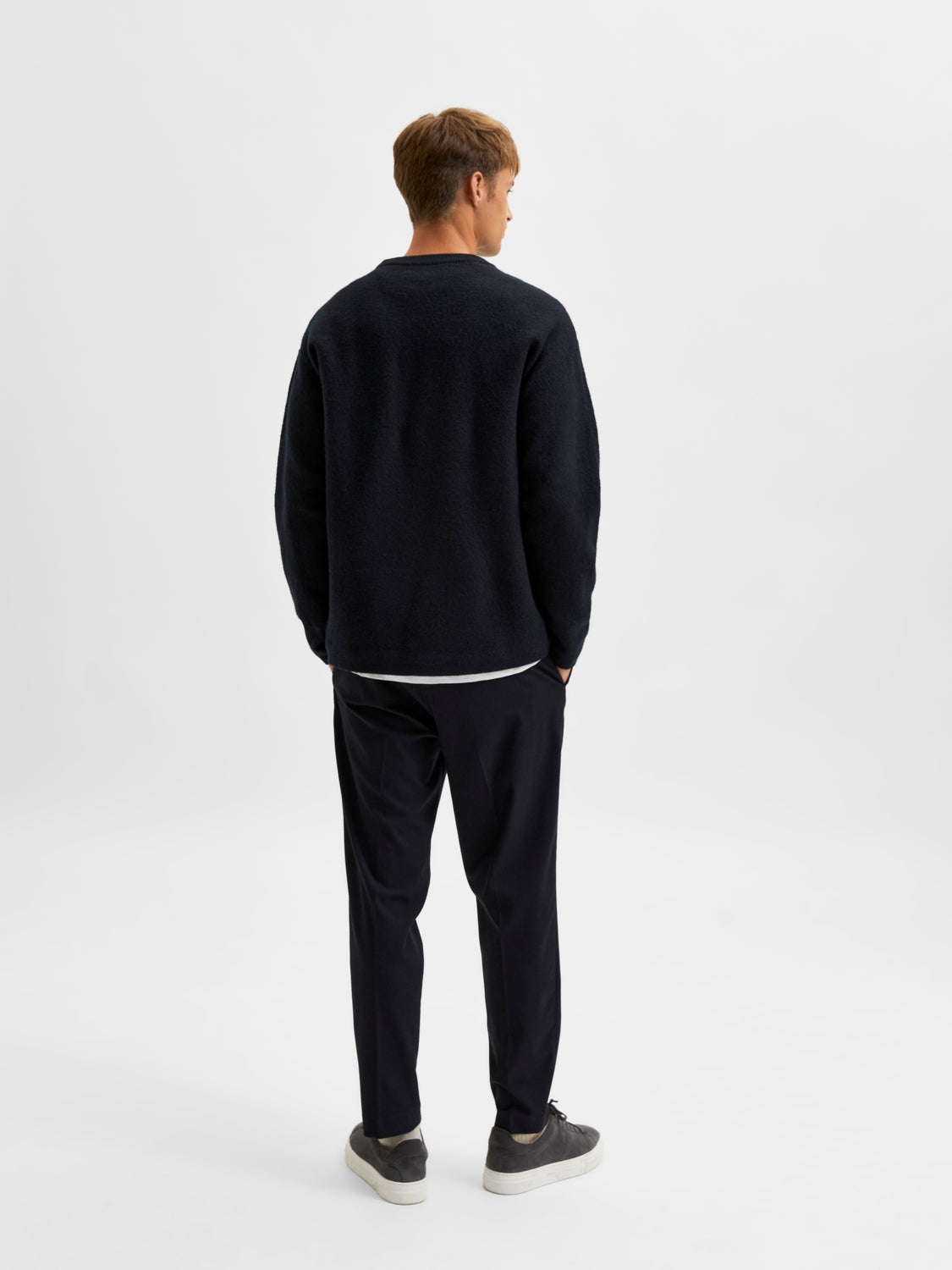 SLHPARKON LS KNIT CREW NECK G
