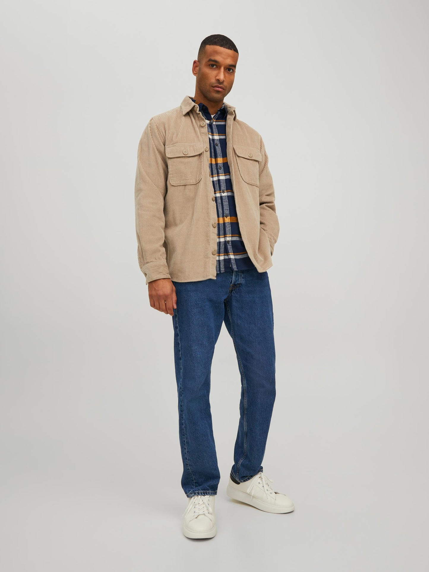 JOROWEN CHECK BLAKE COMFORT SHIRT LS