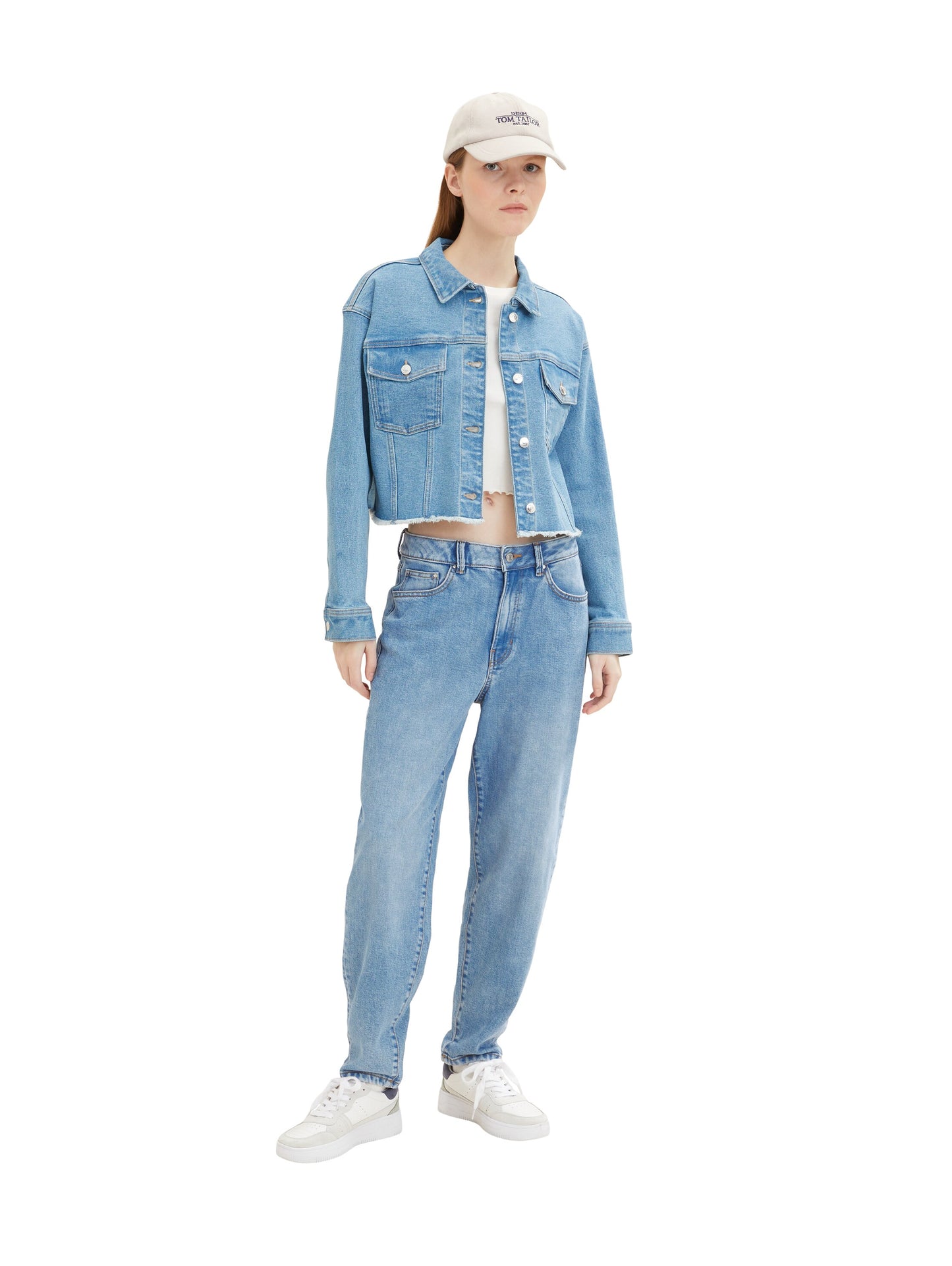 Cropped Jeansjacke
