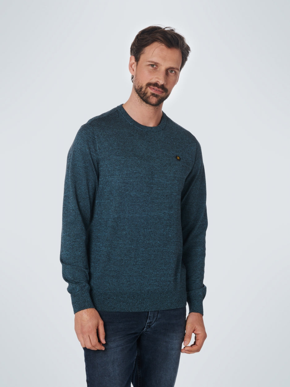 Pullover Crewneck 2 Coloured Melange