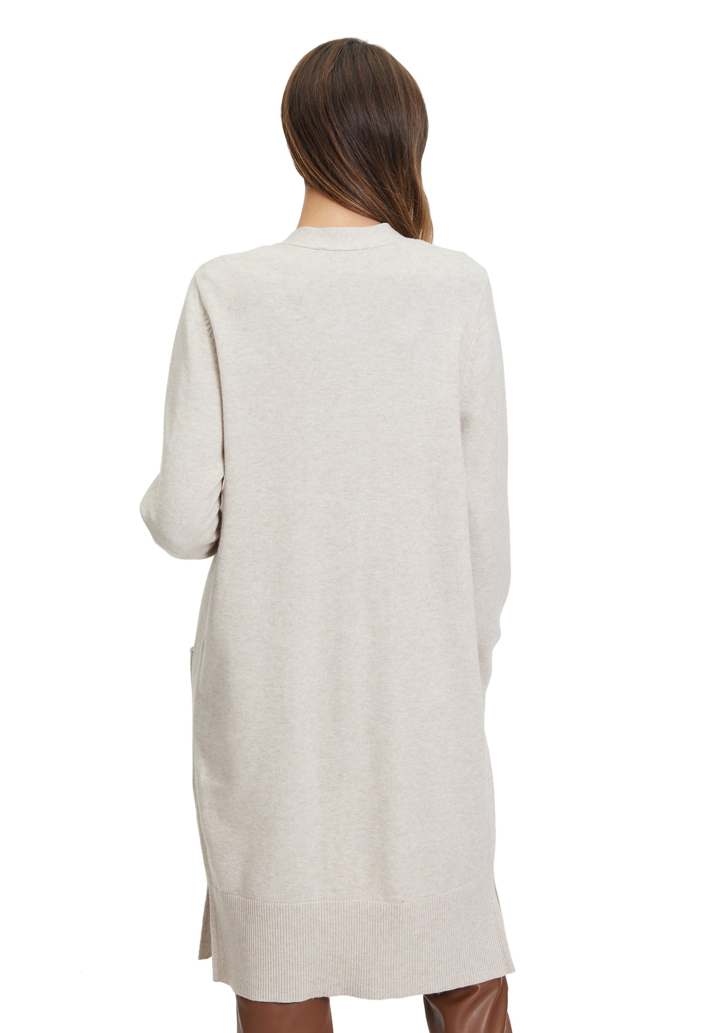 Longstrickjacke