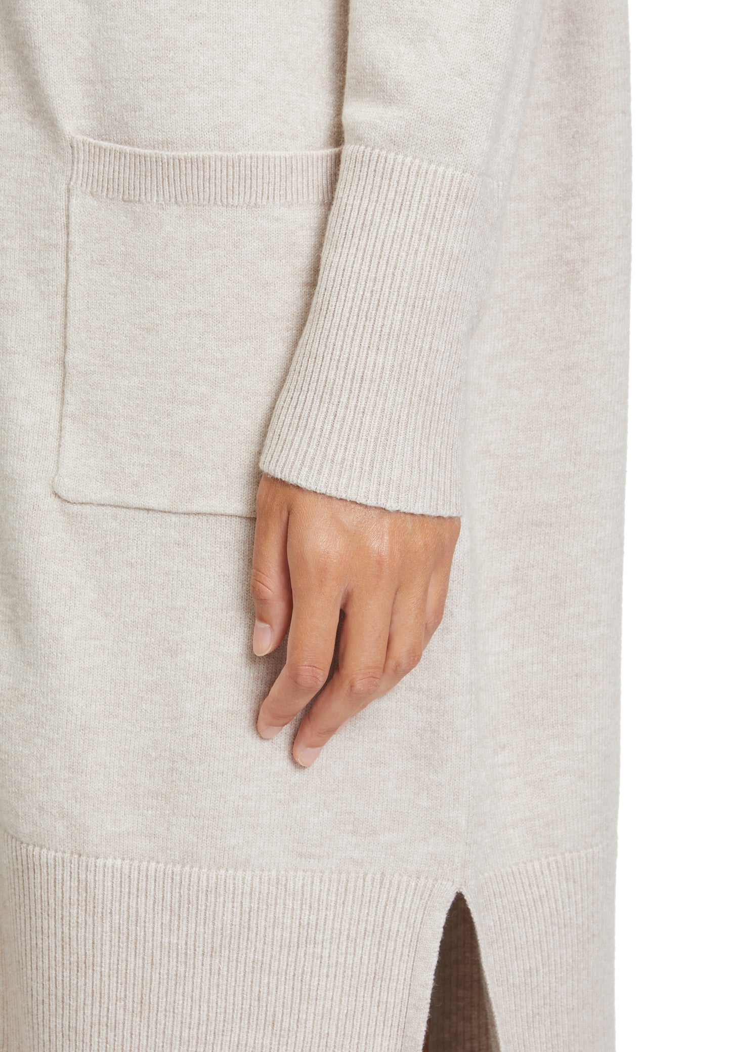 Longstrickjacke