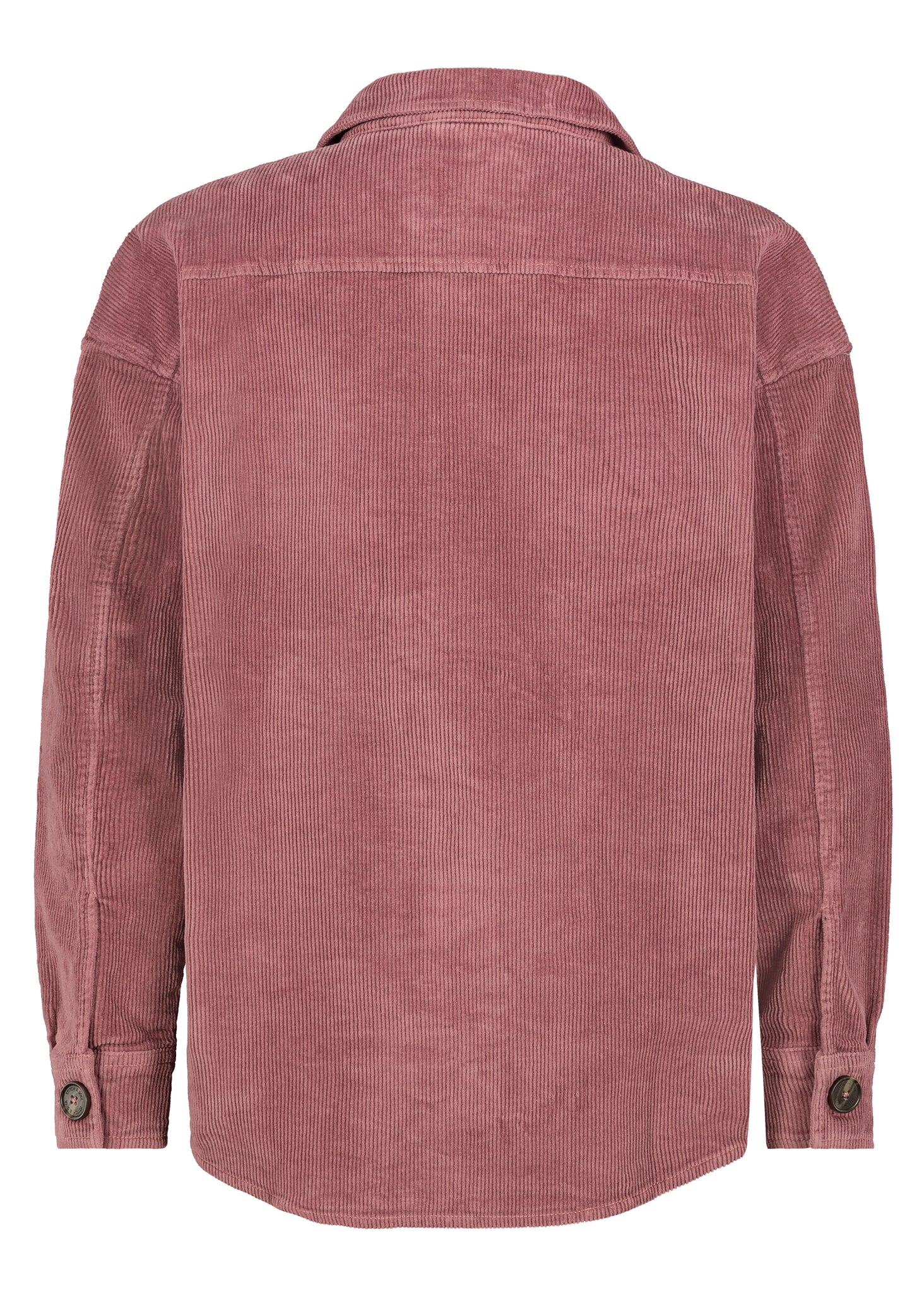 DOB Oversize Hemdjacke, aufgesetzte Brusttaschen mit Klappen, sichtbare Knopfleiste mit Funktion, Hemdkragen,Bündchen mit Knöpfen, RT länger als VT, Rückenpasse