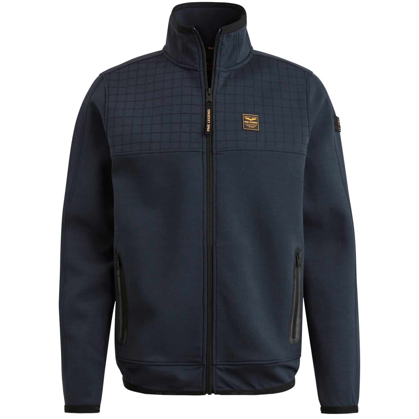 Zip jacket spacer look sweat