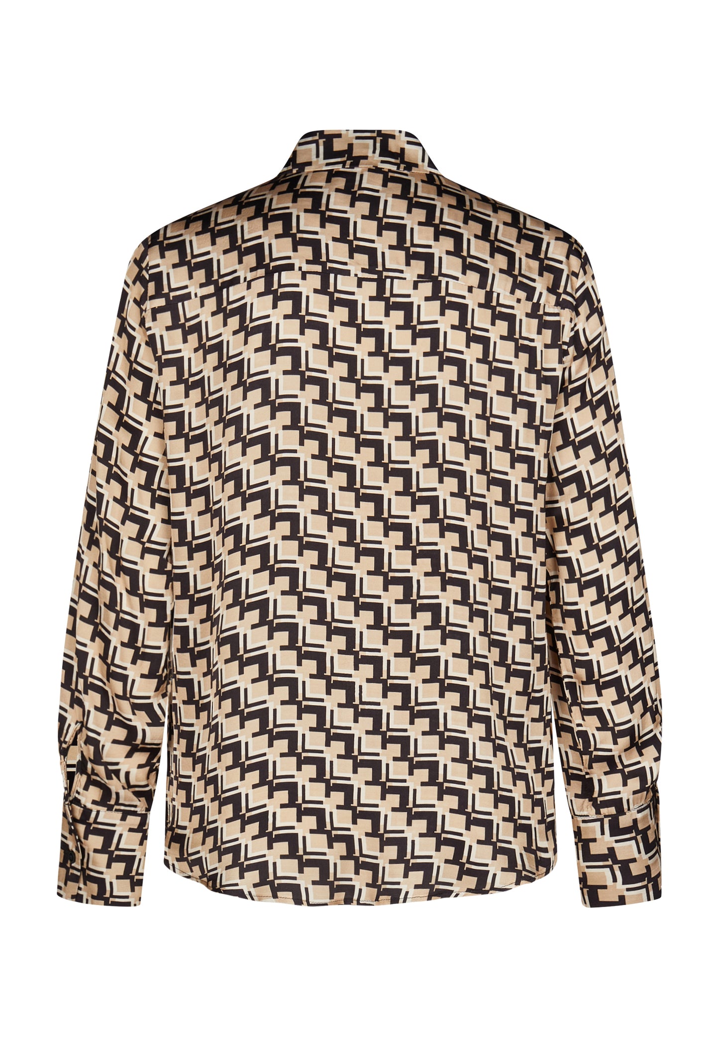 Hemdbluse mit grafischem Print