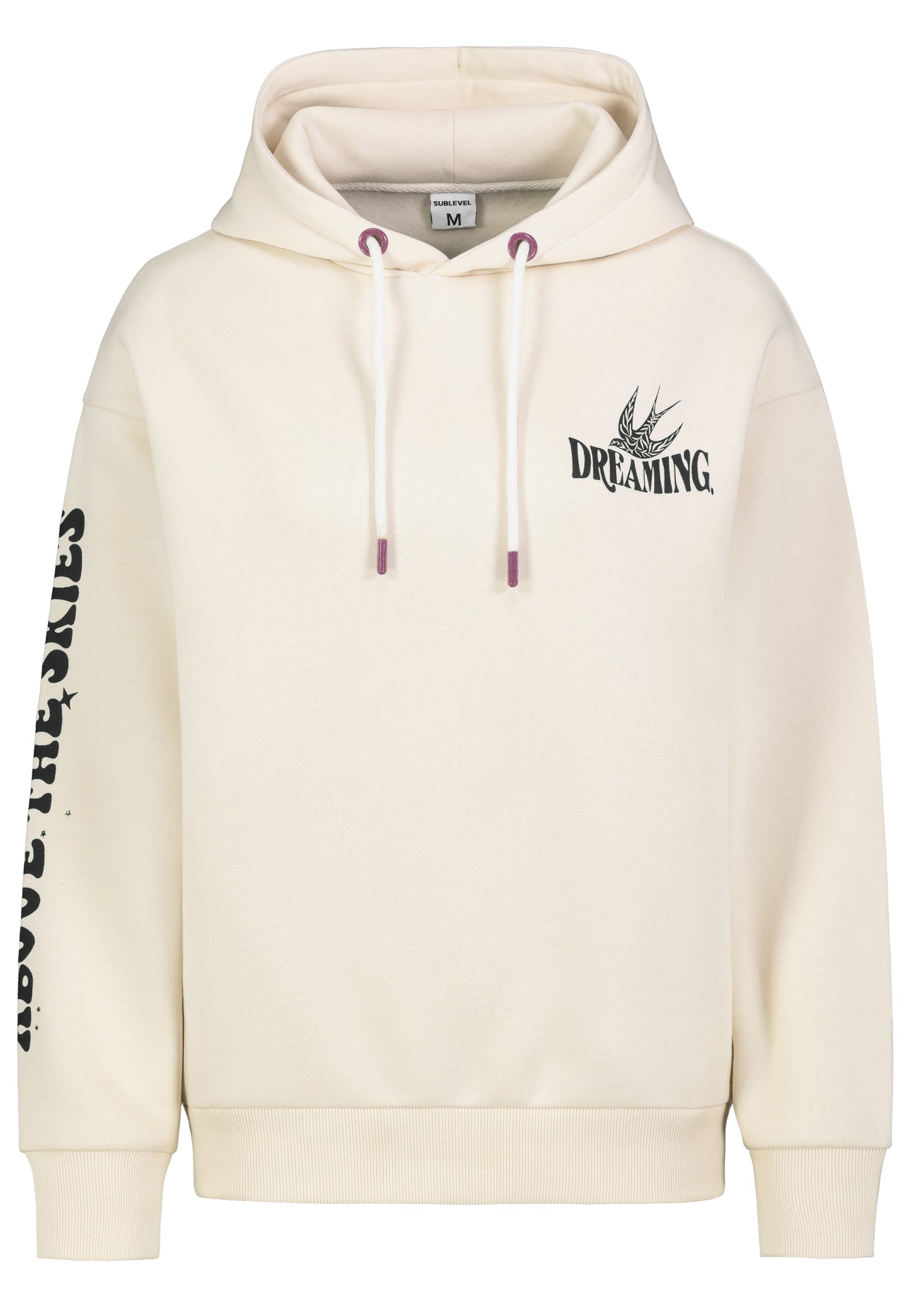 DOB Sweat, langarm, Kapuze mit Dart