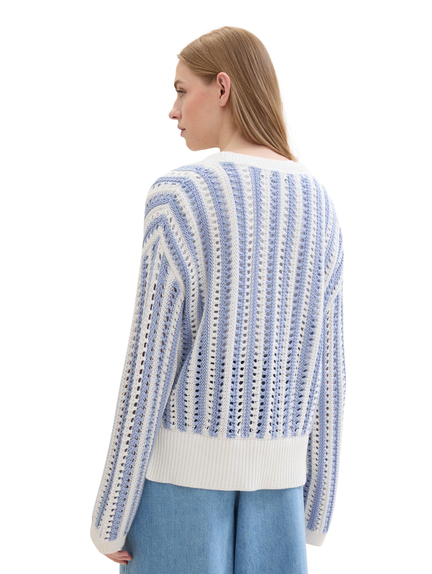 open structure cardigan