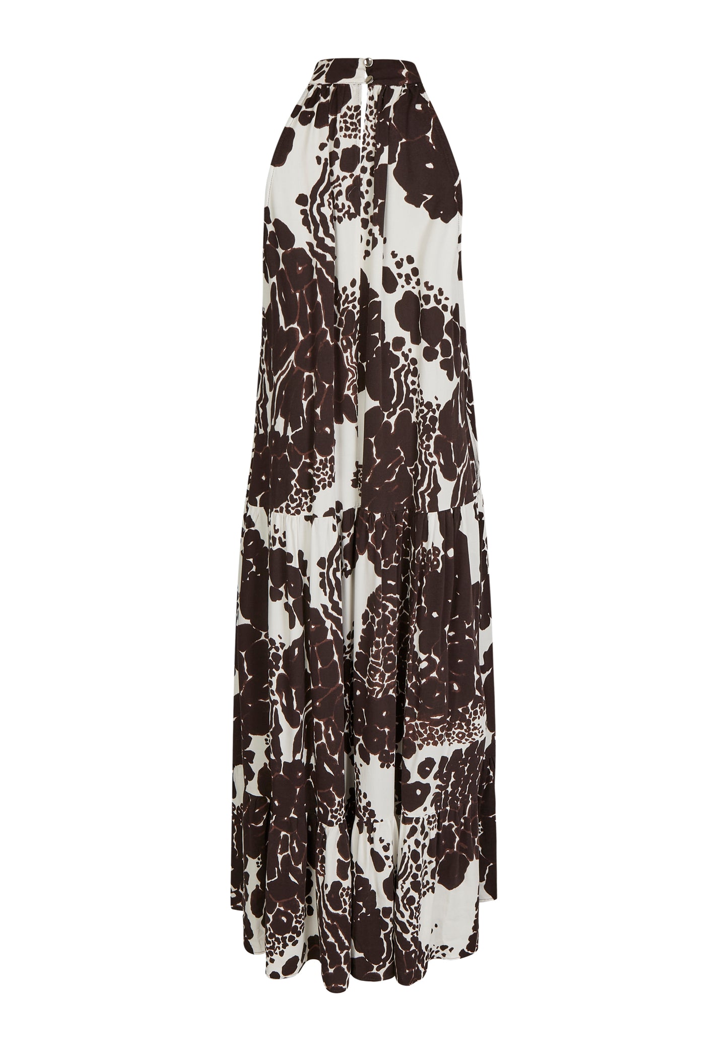 Maxikleid und abstraktem Flower-Print