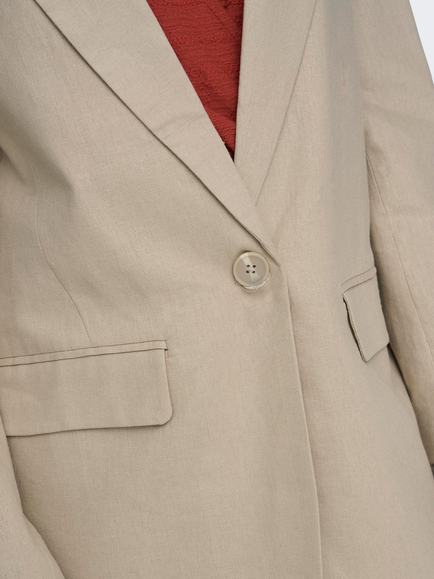ONLCARO-LANA L/S OVS LIN BLAZER TLR NOOS