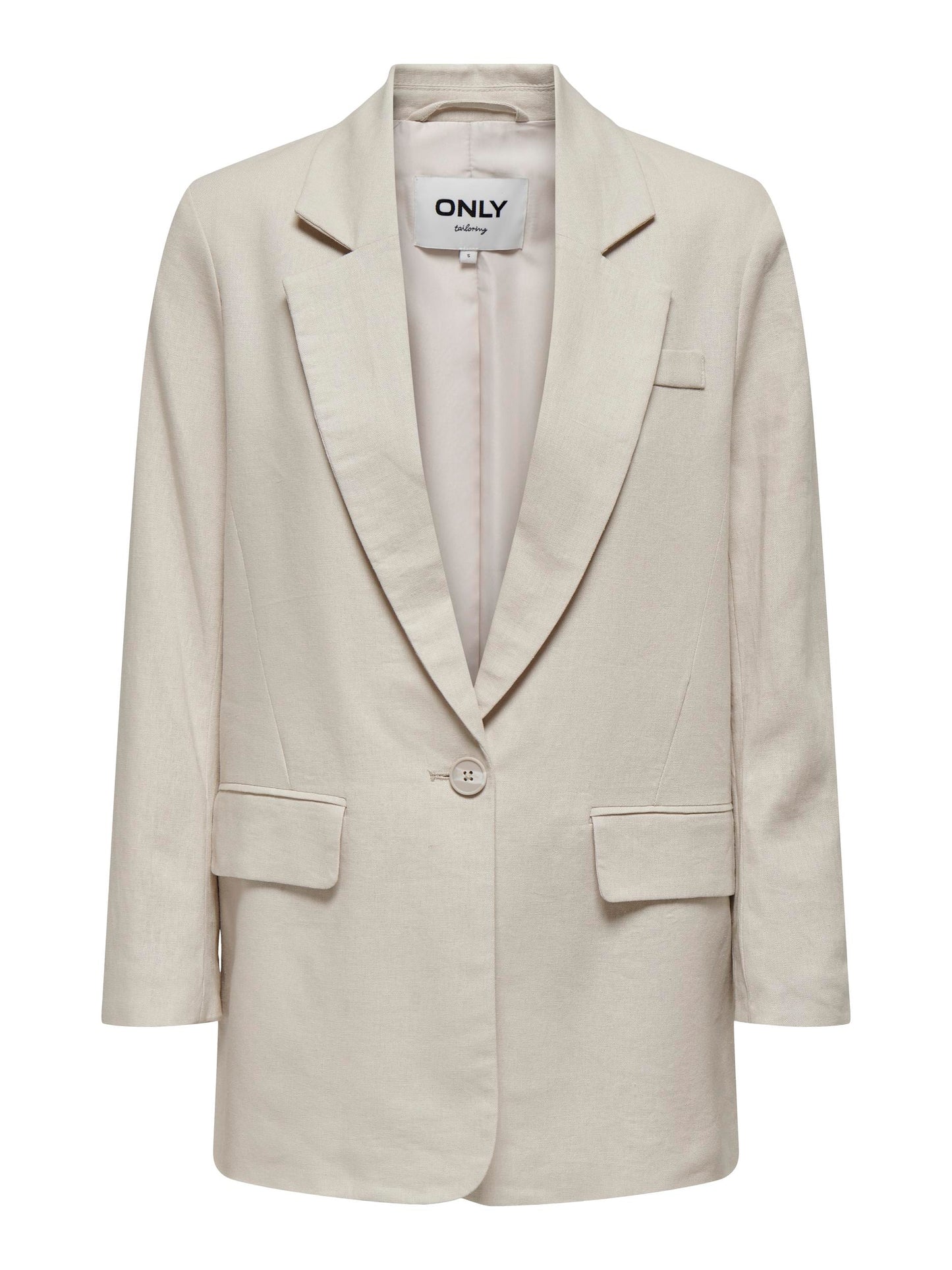 ONLCARO-LANA L/S OVS LIN BLAZER TLR NOOS