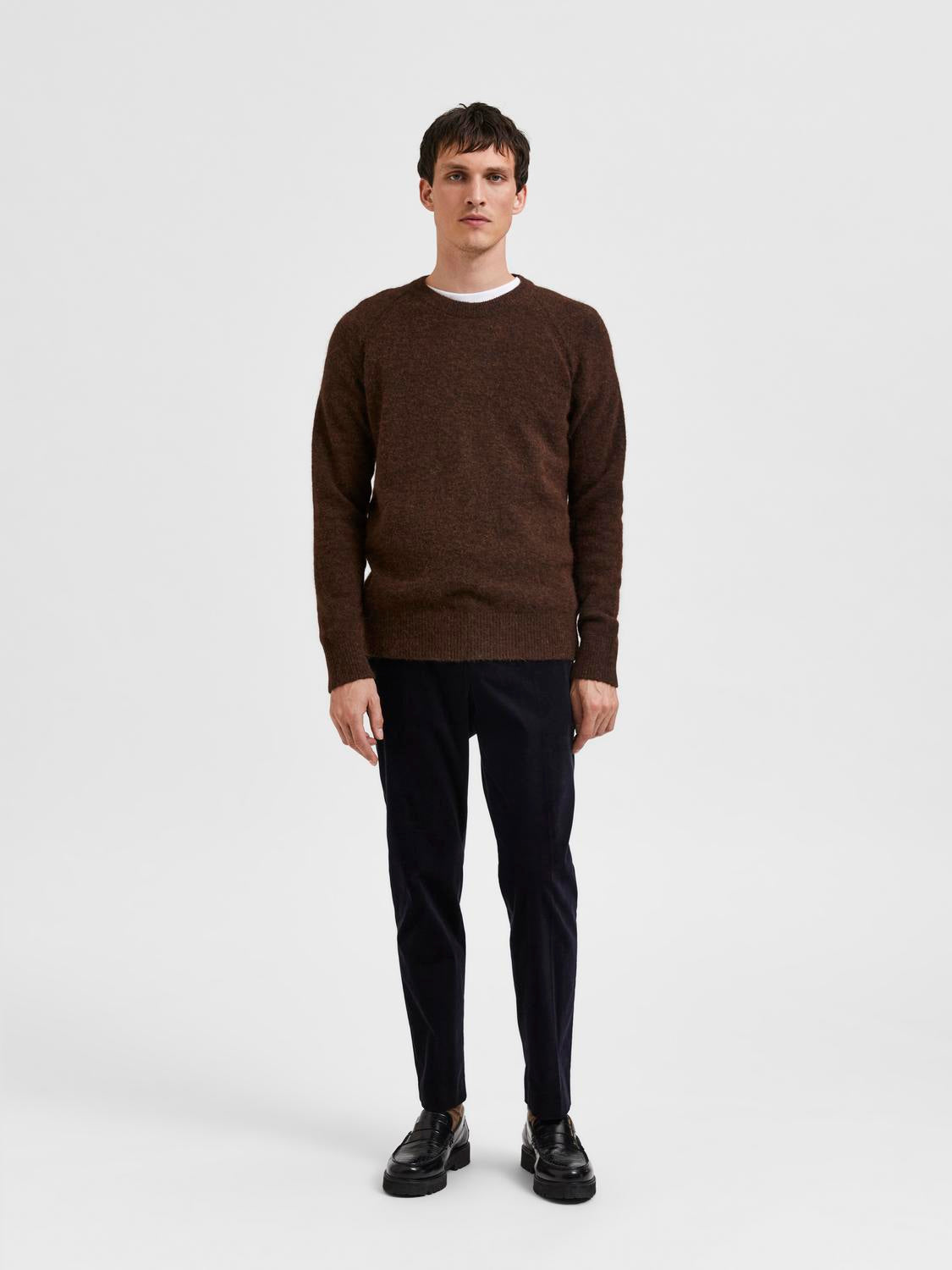 SLHRAI LS KNIT CREW NECK NOOS