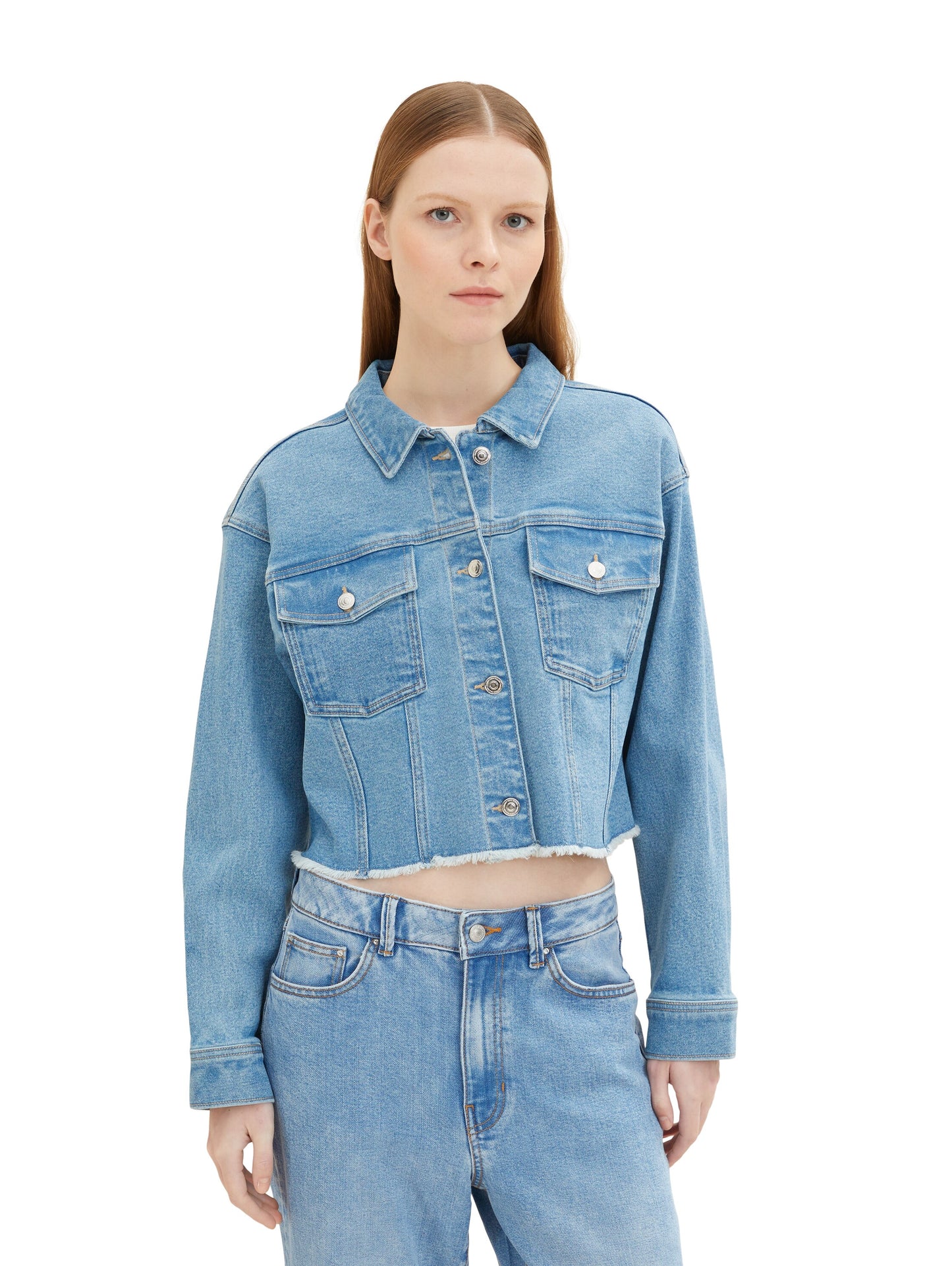 Cropped Jeansjacke