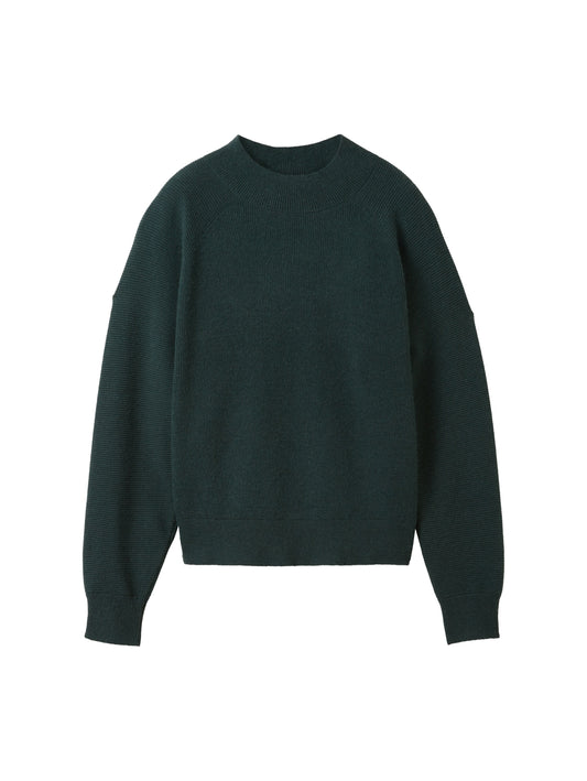 Strukturierter Pullover mit LENZING(TM) ECOVERO(TM)