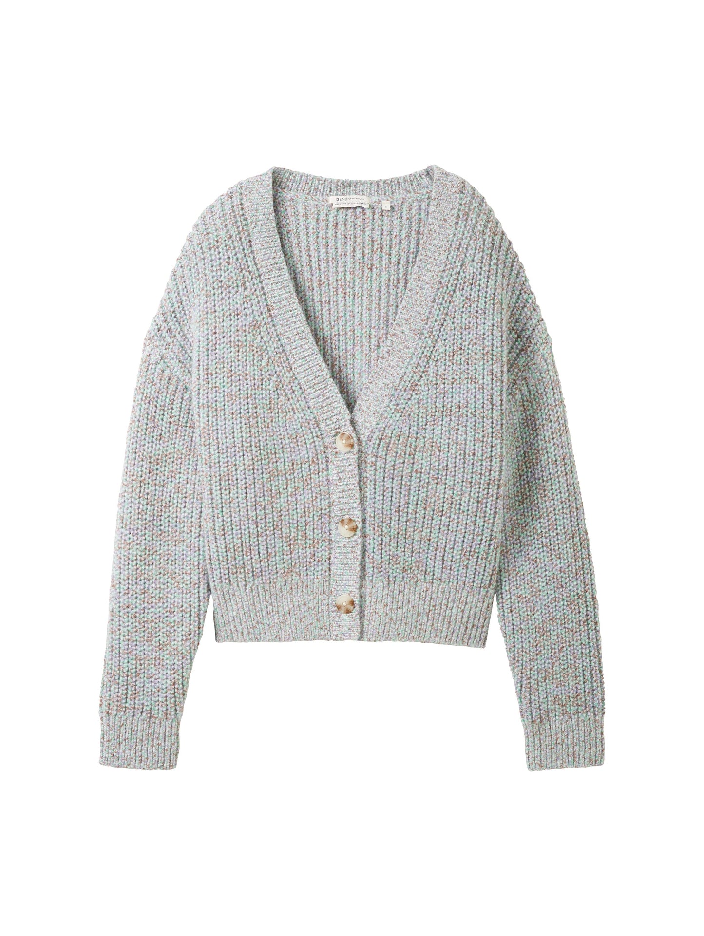 Multicolour Cardigan mit recyceltem Polyester