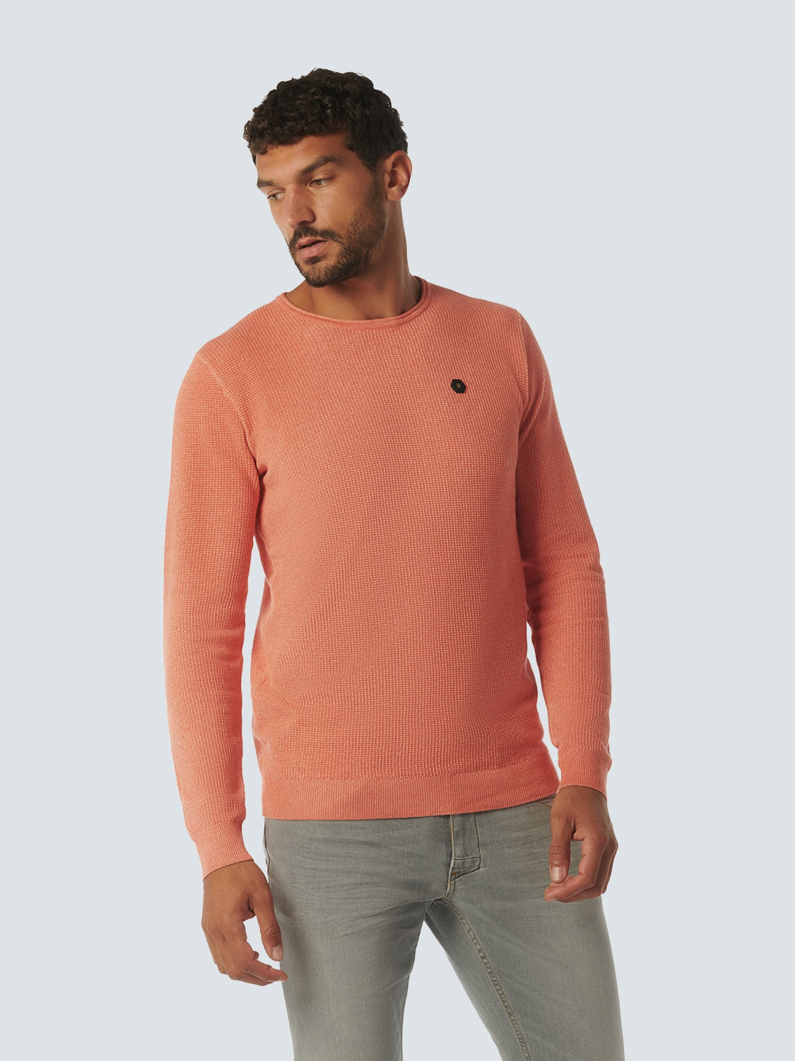 Pullover Crewneck 2 Coloured Jacquard