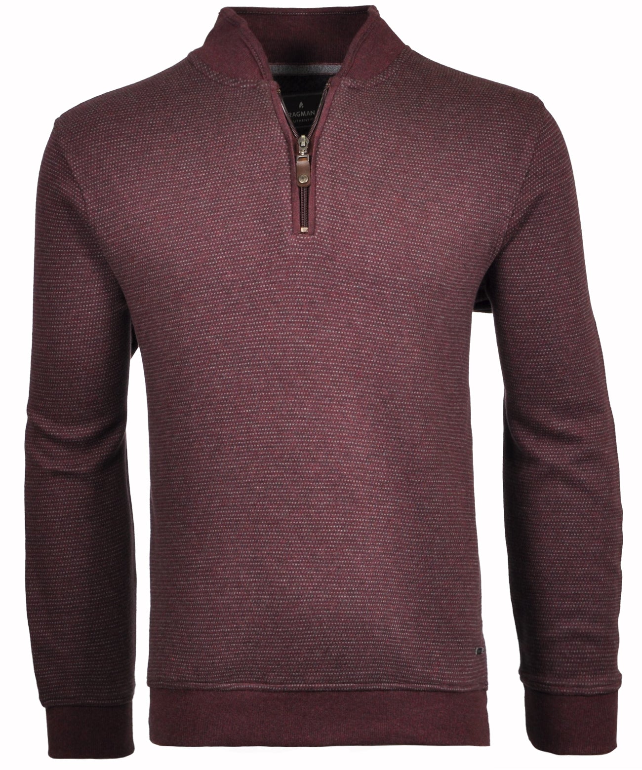 RAGMAN Jacquard-Pullover mit Zip