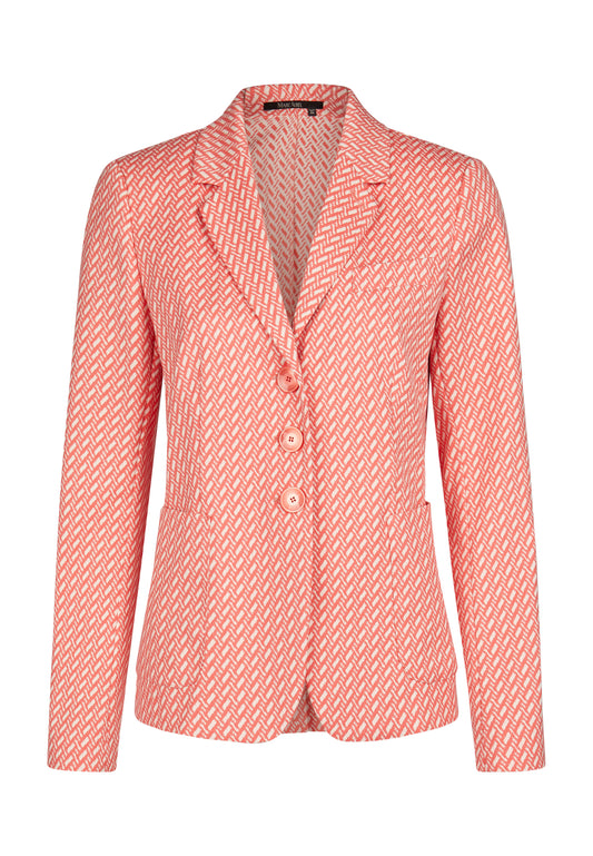 Blazer aus grafischem Jacquard