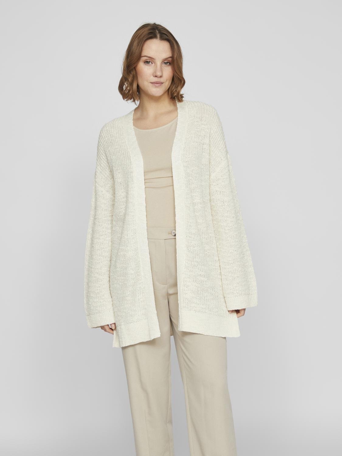 VIPOCA L/S OPEN KNIT CARDIGAN/R