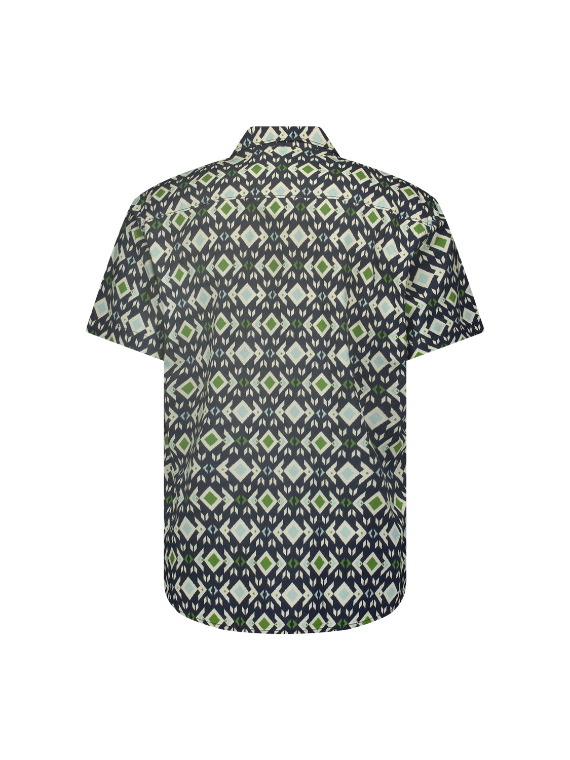 Shirt Short Sleeve Resort Collar Allover Printed