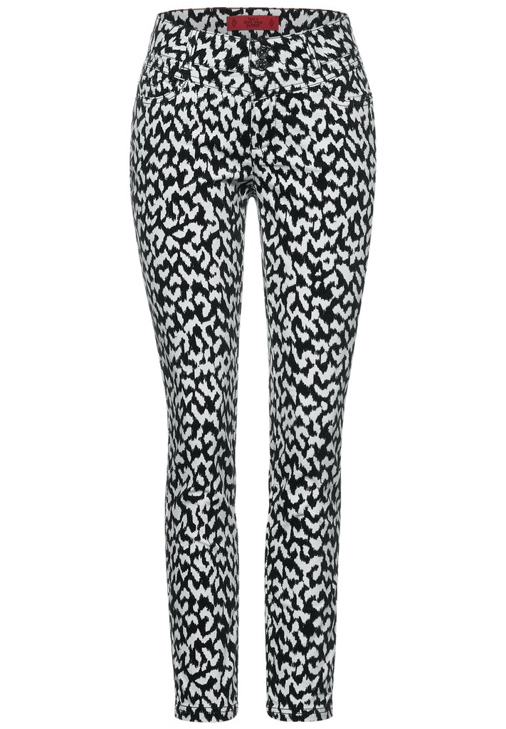 Casual Fit Hose mit Print