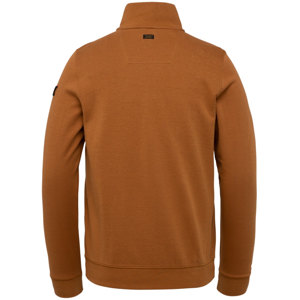 Half zip collar interlock jersey