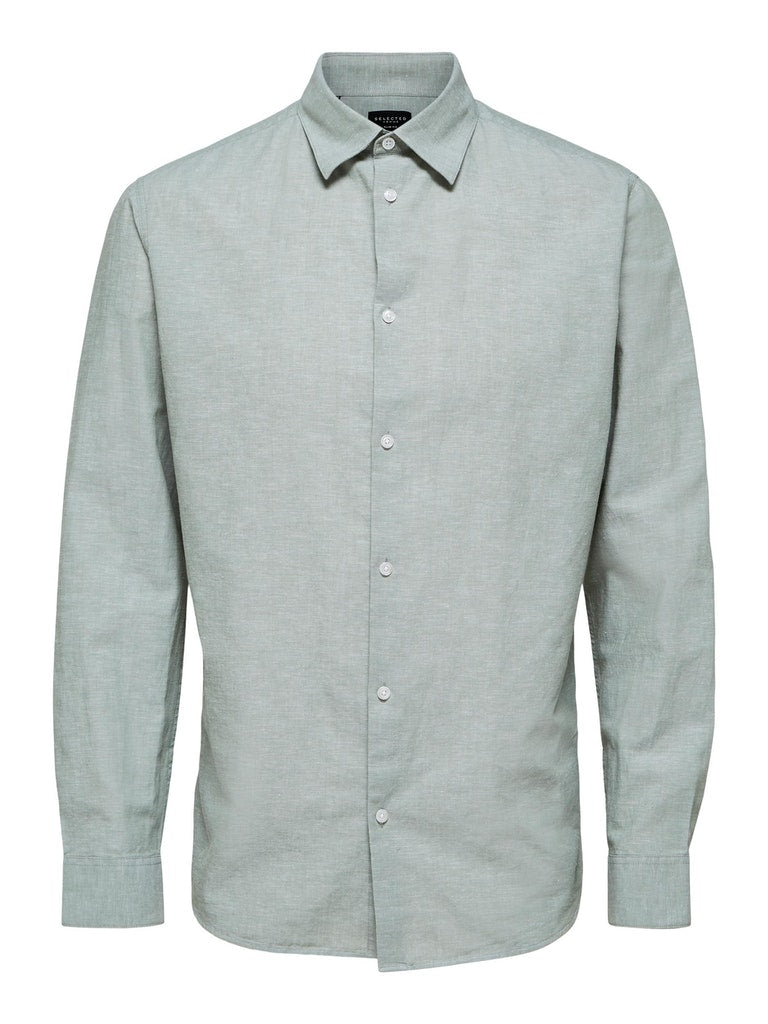 SLHSLIMLINEN SHIRT LS W NOOS