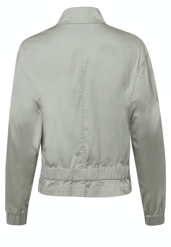 Jacke aus Cotton-Satin