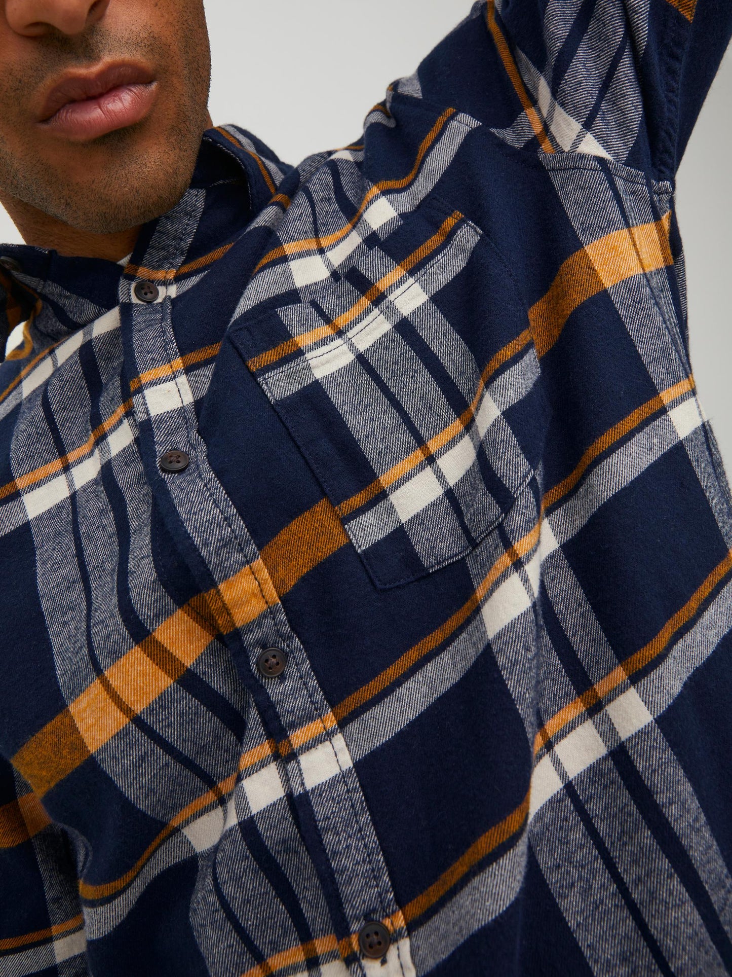 JOROWEN CHECK BLAKE COMFORT SHIRT LS