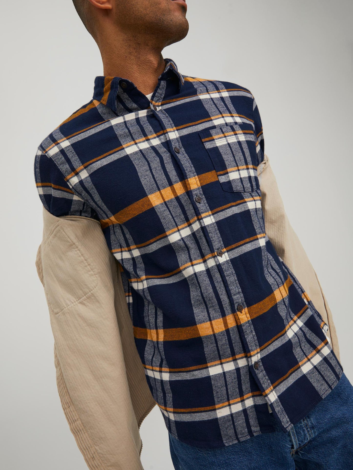 JOROWEN CHECK BLAKE COMFORT SHIRT LS