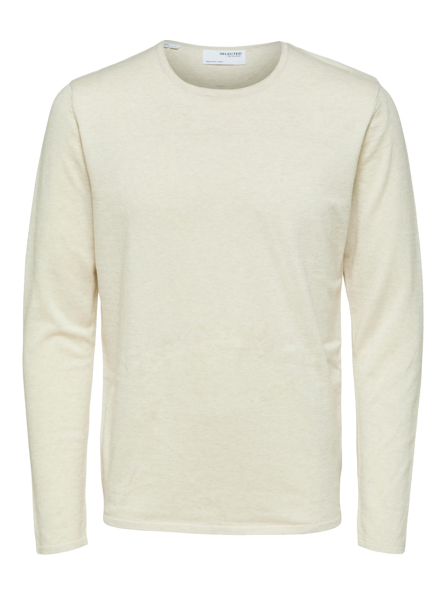 SLHROME LS KNIT CREW NECK B NOOS