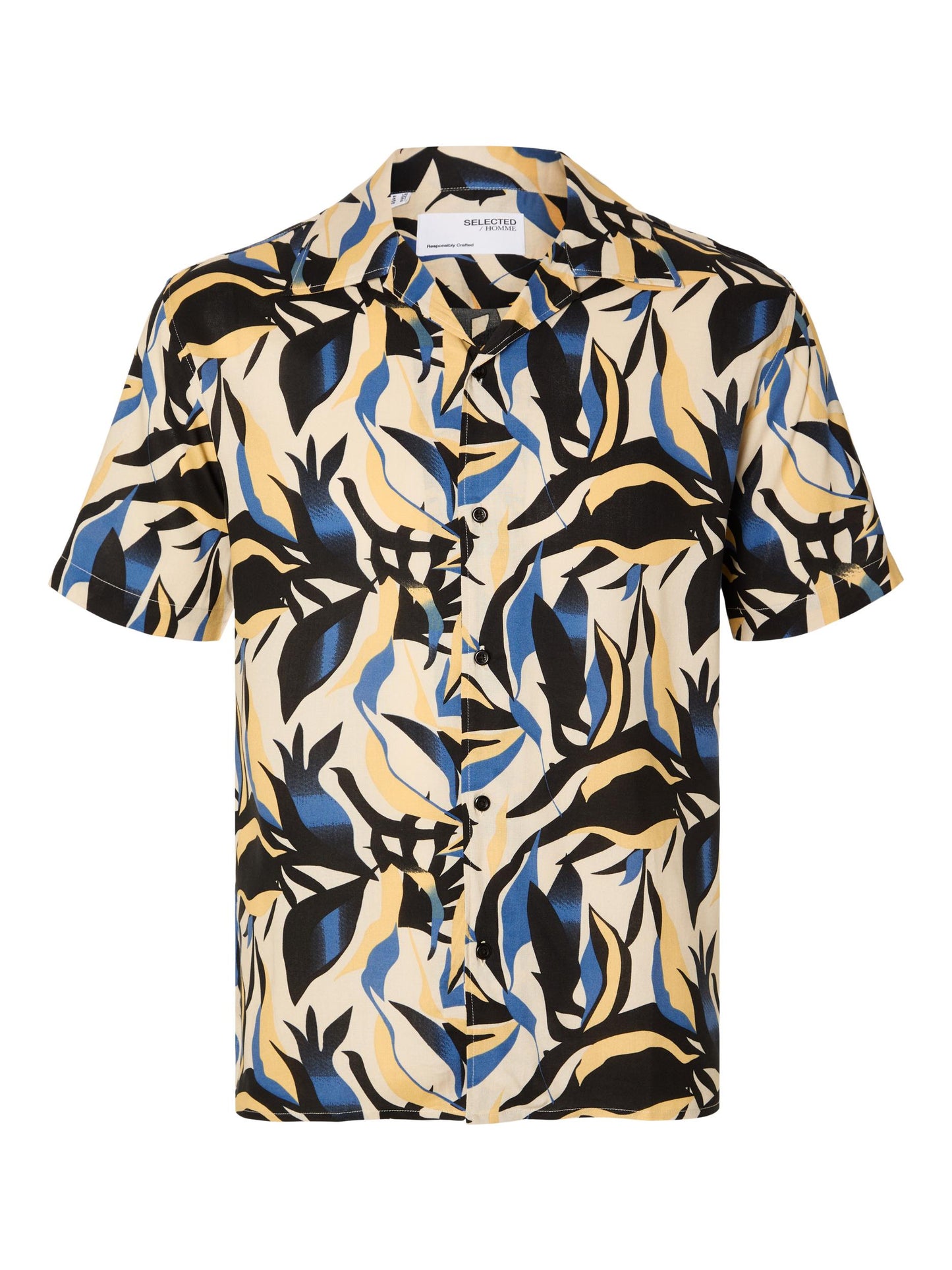 SLHREG CASPER AOP SS SHIRT FT