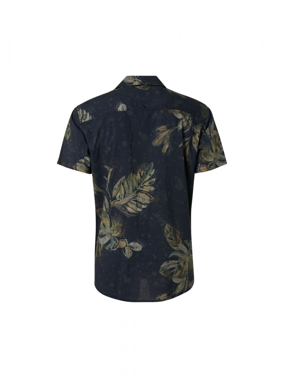 Shirt Short Sleeve Resort Collar Allover Printed