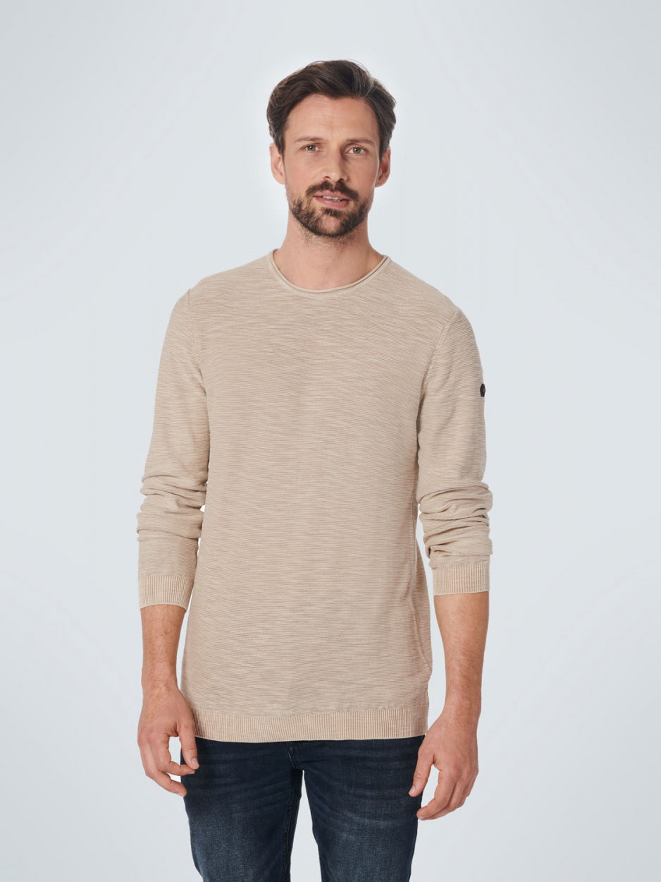 Pullover Crewneck Relief Garment Dyed + Stone Washed