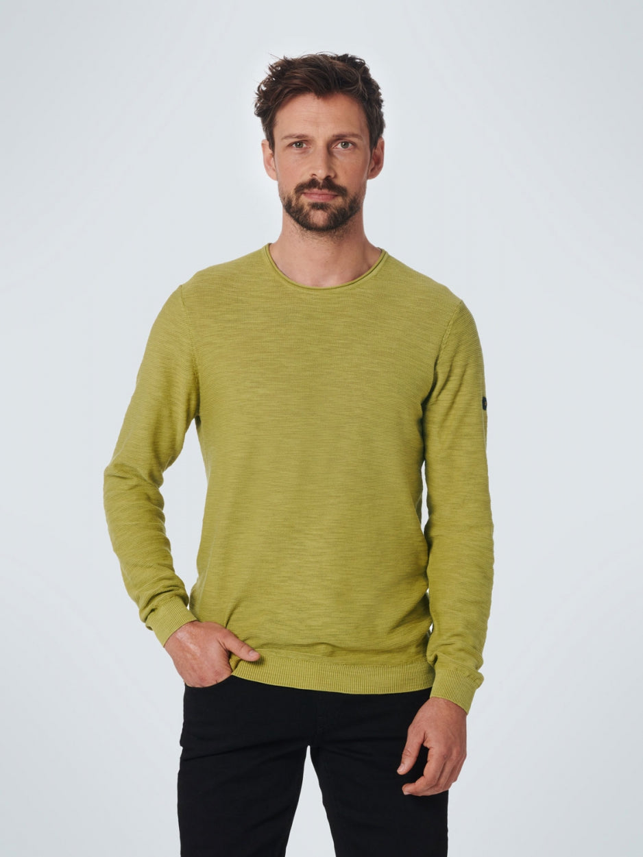 Pullover Crewneck Relief Garment Dyed + Stone Washed