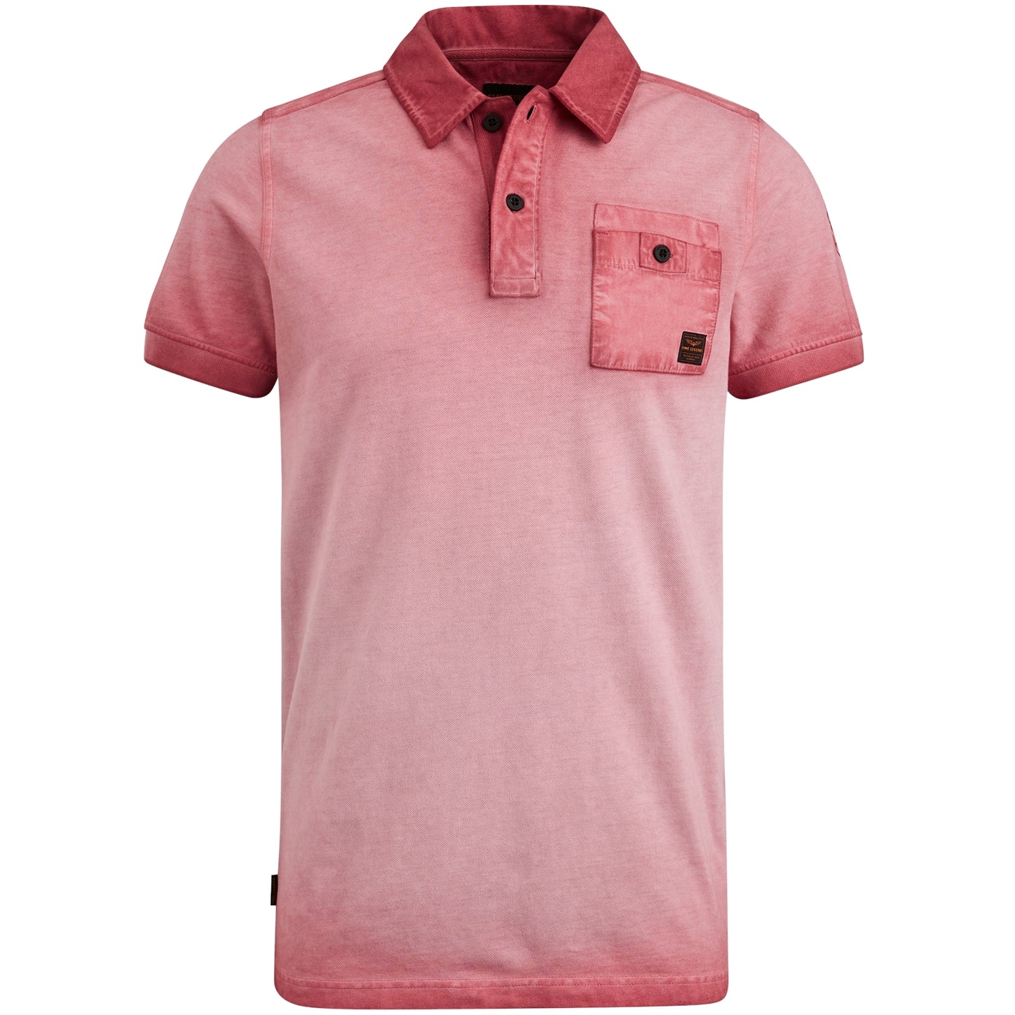 Short sleeve polo Cold dye pique