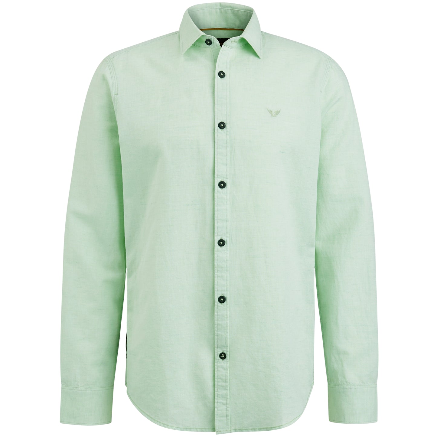 Long Sleeve Shirt Ctn Linen 2tone Owen