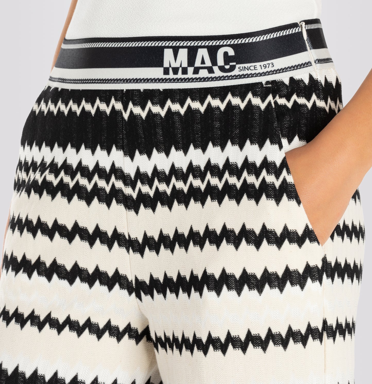 MAC JEANS - PALAZZO cropped, Luxury jersey