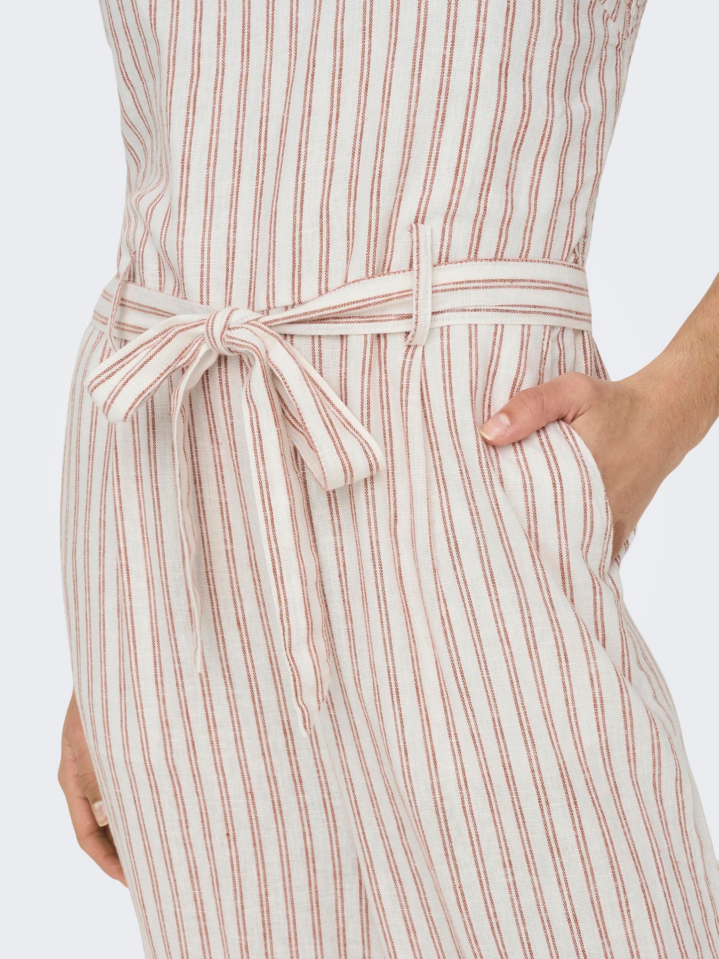 ONLCANYON-CARO LINEN BLEND JUMPSUIT PNT